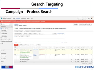 Search Targeting
Campaign - Profecs-Search
 