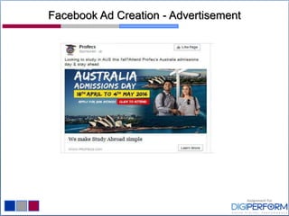 Facebook Ad Creation - Advertisement
 