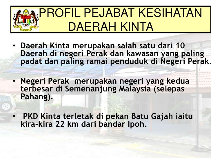Klinik Kesihatan Daerah Kinta Perak