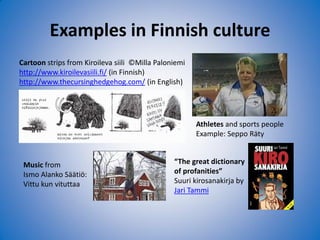 Finnish Examples Profanity in Finnish language | PDF