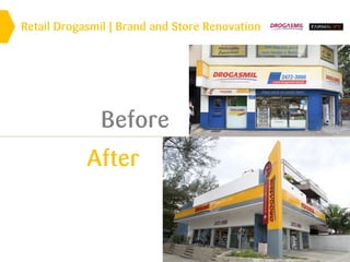 Retail Drogasmil | Brand and Store Renovation
Before
After
 