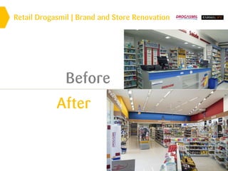Retail Drogasmil | Brand and Store Renovation
Before
After
 