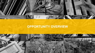 OPPORTUNITY OVERVIEW
 