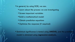 Comprehensive Guide to Design and Analysis of Experiments (DOE) for ...