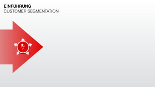 EINFÜHRUNG
CUSTOMER SEGMENTATION
 