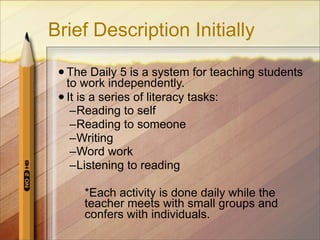 Prof Dev Daily5 Balcom.Key