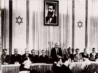 Israel vuelve a ser nación después de tanta devastación
desde el año 70 hasta 1948
 