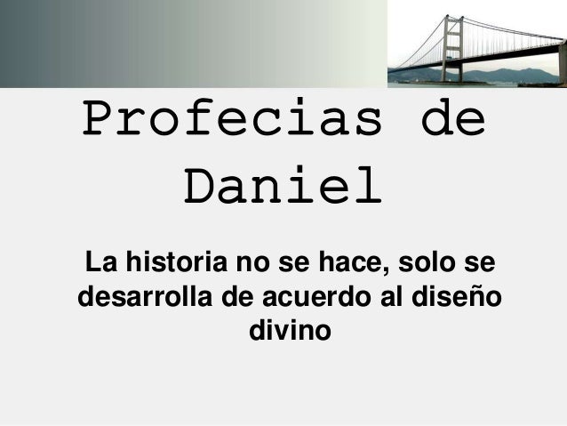 Profecias De Daniel Sueno De Nabucodonosor Ii Ibe Callao