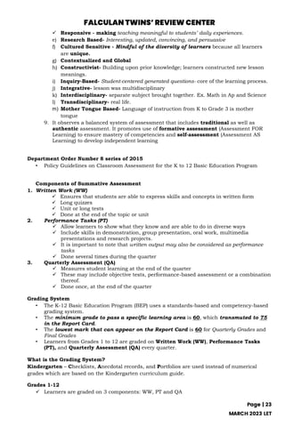 Comprehensive Guide to Educational Assessment and Evaluation Methods | PDF