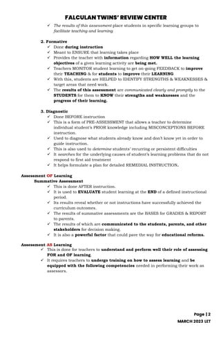Comprehensive Guide to Educational Assessment and Evaluation Methods | PDF