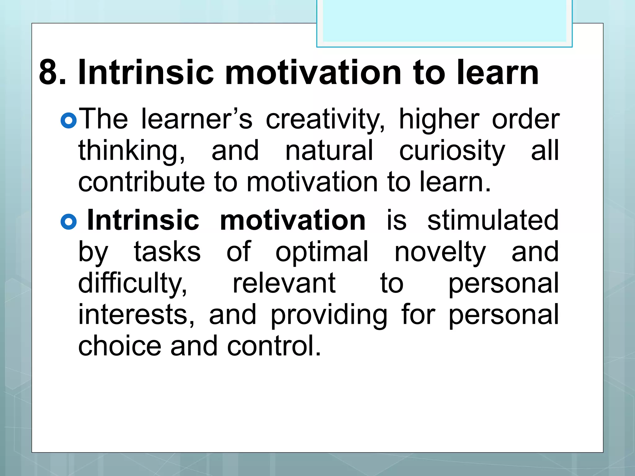 Learner Centered Psychological Principles Lcp Ppt Learner Centered Psychological Principles Lcp Ppt