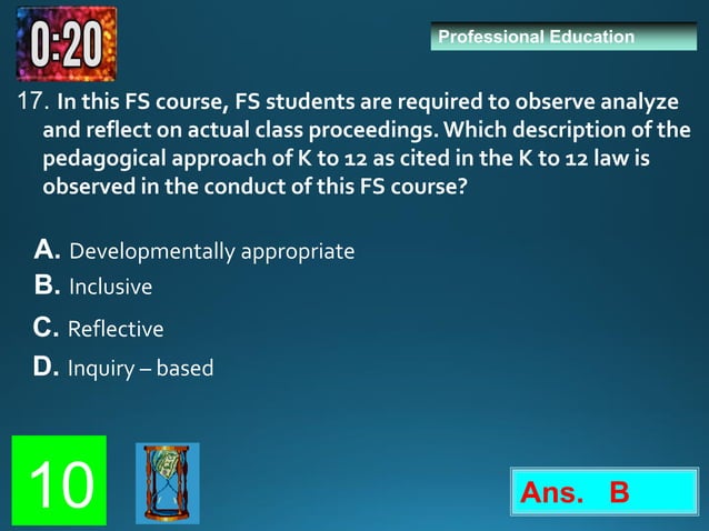 PROFED BLESSINGs for the upcoming LET Examination | PPT