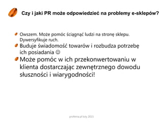 Obsługa Stewiarni
Profeina od marca 2014 obsługuje markę
Stewiarnia.pl – centrum wiedzy o stewii,
słodkiej rośliny, z której pozyskiwane
substancje z powodzeniem i korzyścią dla
zdrowia mogą zastąpić zwykły cukier. Po
wspólnych warsztatach, za cel postawiliśmy
sobie wyedukowanie rynku o zaletach stewii i
tym sposobem budowanie na nią popytu.
Wyzwaniem był fakt, że naprawdę niewiele
osób wie cokolwiek o tym produkcie, a
cukier jest powszechnie nadużywany. Ponadto
niektóre osoby, które próbowały słodzików
ze stewii, skarżyły się na jej gorzki posmak.
Zakres obsługi:
stała obsługa PR, w tym tworzenie i
dystrybucja materiałów prasowych
oraz wsparcie redakcyjne i
copywriterskie,
organizacja akcji specjalnych,
w tym konkursów, we współpracy z
mediami i blogami,
prowadzenie bloga.
 