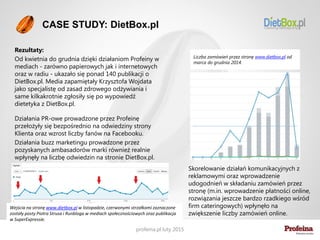 Obsługa Yasmeen.pl
Profeina obsługiwała sklep Yasmeen.pl –
internetowy sklep z kosmetykami
i perfumami arabskimi od maja do listopada 2014
roku.
Wyzwaniem była stosunkowo wysoka
dostępność części kosmetyków również w
innych e-sklepach, wysoka jednostkowa cena
produktów – perfum sprzedawanych na
wyłączność w Yasmeen.pl oraz… brak
możliwości ich powąchania przed zakupem!
Co więcej, kosmetyki arabskie są w Polsce mało
znane, często kojarzone bywają z niską jakością
oraz intensywnym, dusznym zapachem.
• Zakres obsługi:
stała obsługa PR, w tym tworzenie
i dystrybucja materiałów prasowych,
• organizacja akcji specjalnych, w tym
konkursów, we współpracy z mediami.
Arabski specjał – kajal przyciągnął uwagę polskich mediów
urodowych, przykładowa publikacja na Onet.Uroda.pl
 