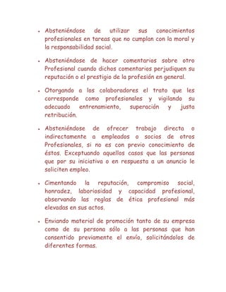 Profesional ante la etica