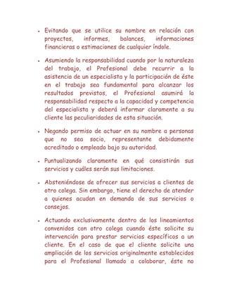 Profesional ante la etica