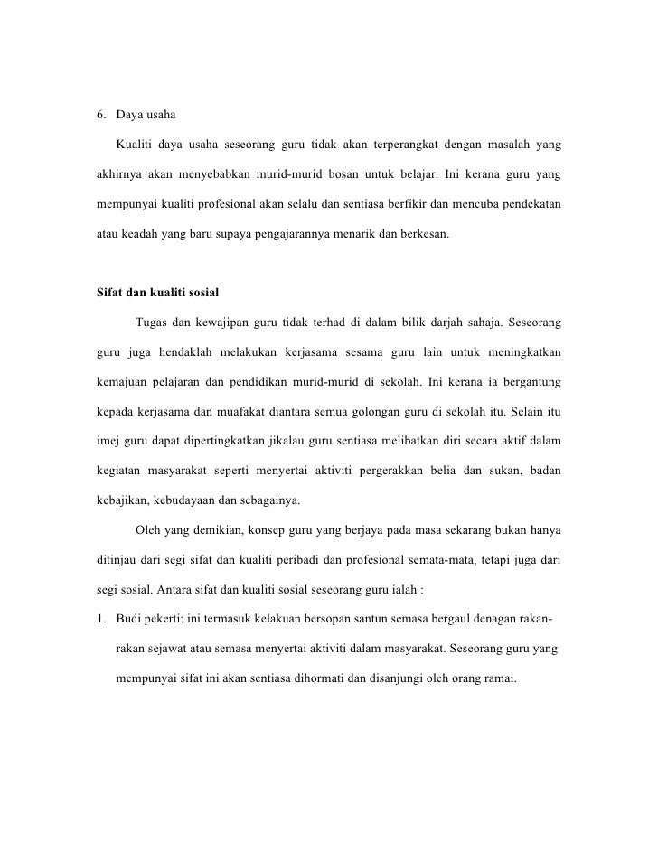 Profesionalisme Dan Akautabiliti Guru