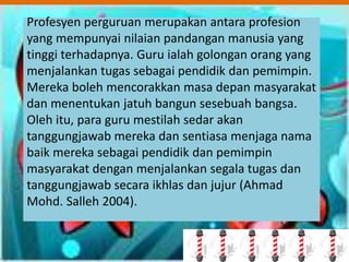 Profesionalisme guru pendidikan islam | PPTX