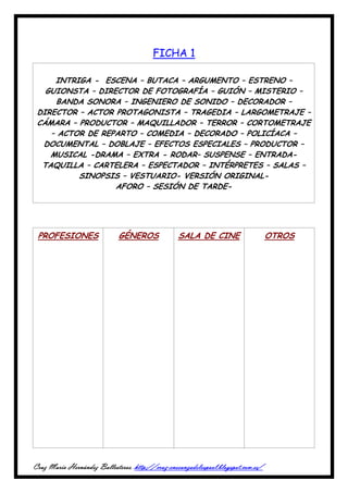 Profesiones de cine | PDF