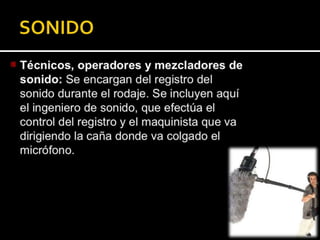 Profesiones del cine