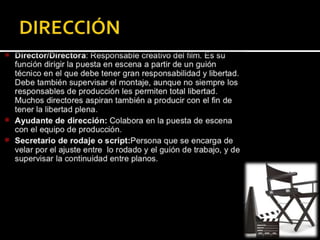 Profesiones del cine