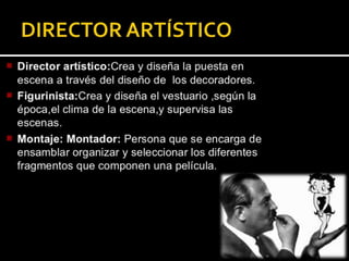 Profesiones del cine