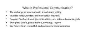 Professional Communication Methods Professional-Communication--Your-Key-to-Success.pptx