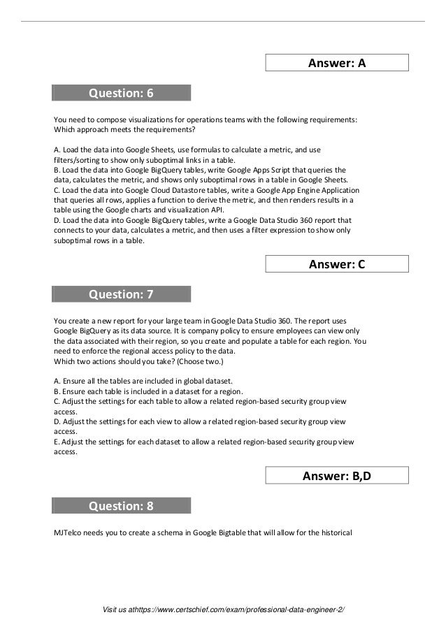 Professional-Data-Engineer前提条件