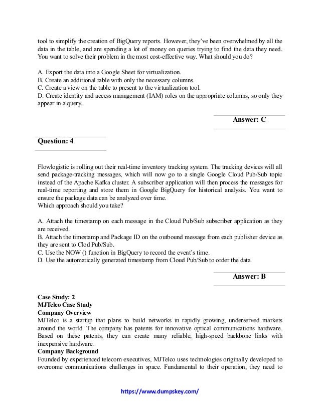 Professional-Data-Engineer Prüfungsfrage