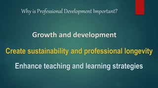 Why is Professional Development Important?
 