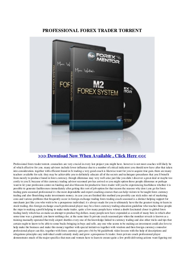 Forex trader pro