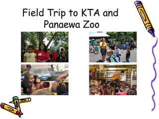 Field Trip to KTA and  Panaewa Zoo 