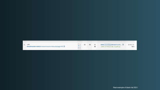 Real example of black hat SEO
 