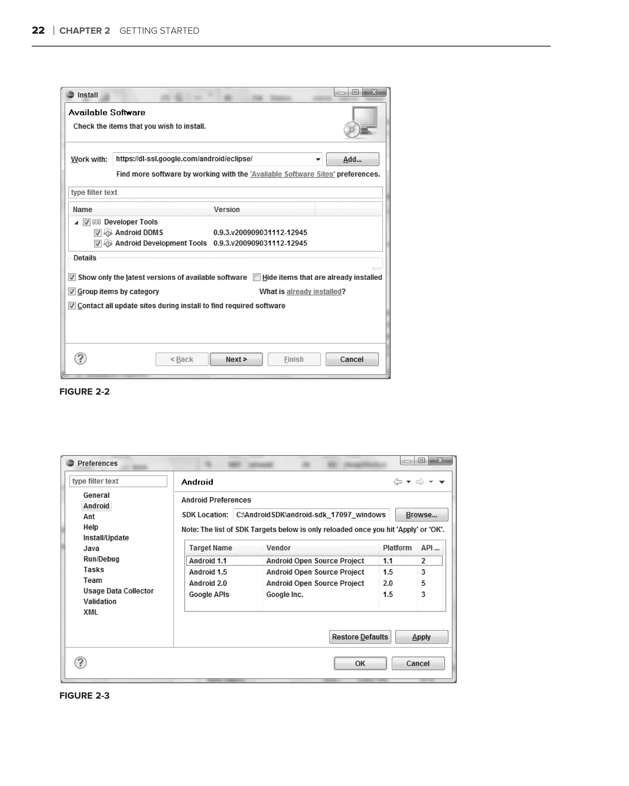 22   ❘   CHAPTER 2 GETTING STARTED




         FIGURE 2-2




         FIGURE 2-3
 