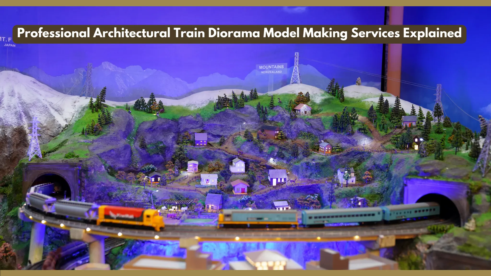 Professional Architectural Train Diorama Model Making Services ...