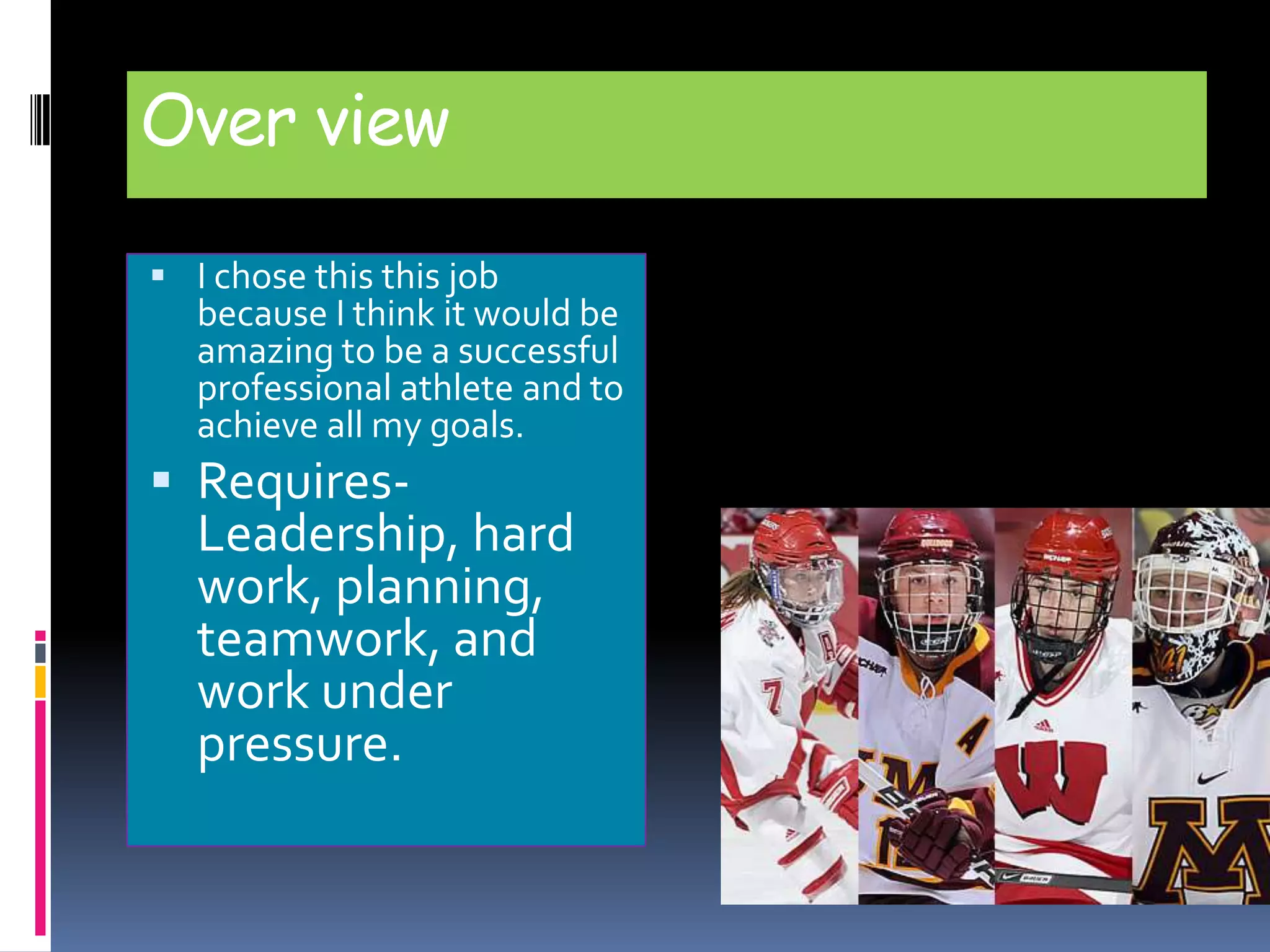 Professional athlete powerpoint | PPTX