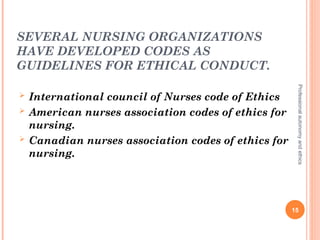 Rn Code 145478 professional autonomy & ethics post rn.ppt