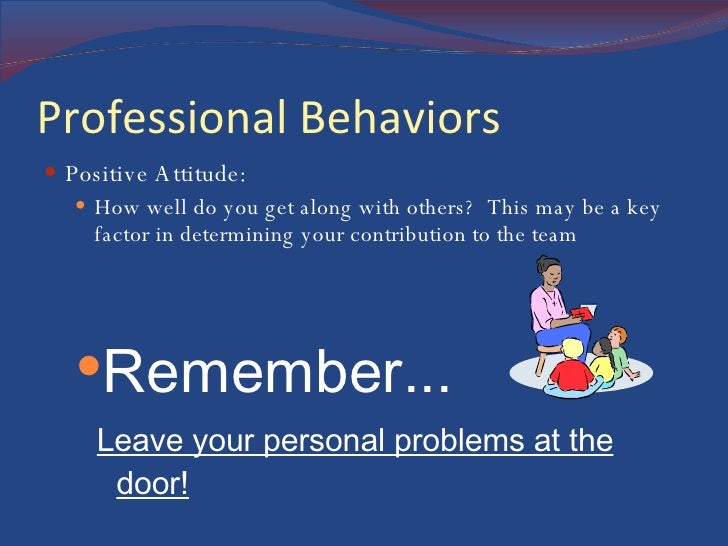 Professional Behaviors
