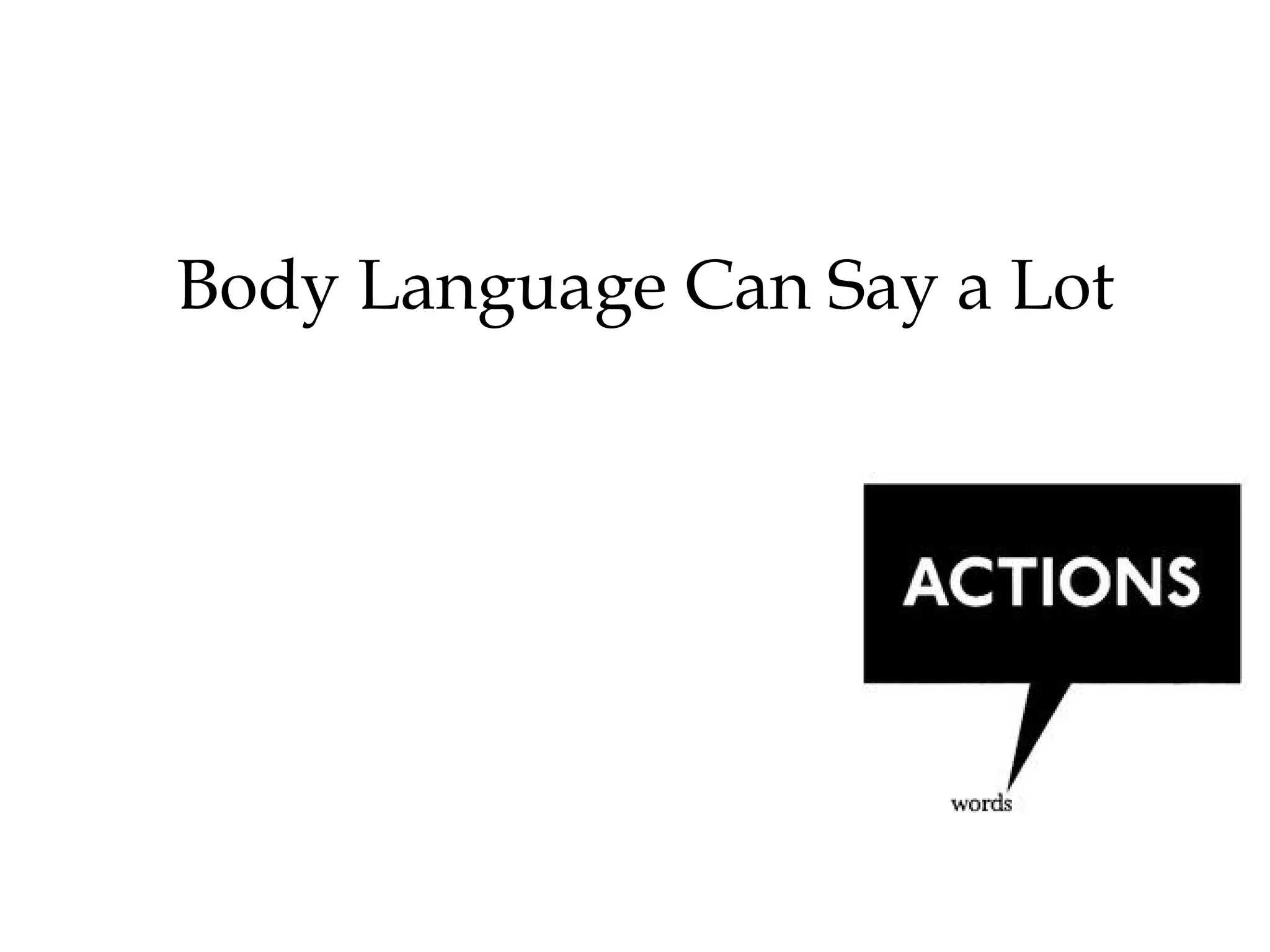 Professional Body Language at Work | PPT