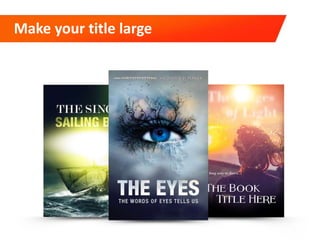 Make your title large
 