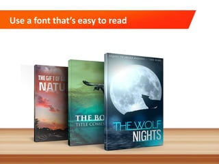 Use a font that’s easy to read
 