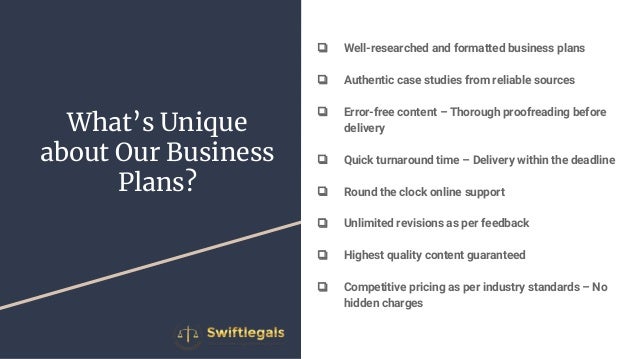 Professional business plan writing services