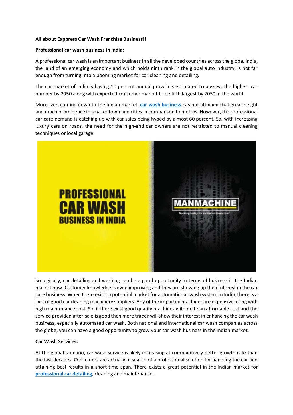 How to Start Car Wash Business in India?
