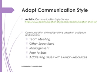 Professional Communication | PPT