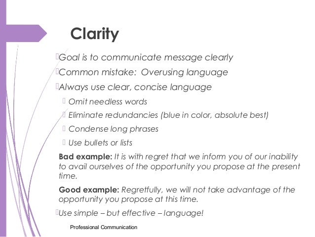 what are some examples of good communication practices