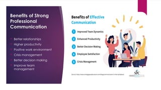 Mastering Professional Communication for Career Success and Workplace ...