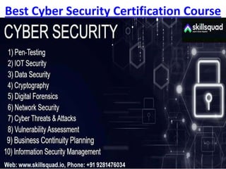 Best Cyber Security Certification Course
 