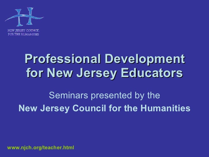 Teacher Institute Professional Development for New Jersey Educators