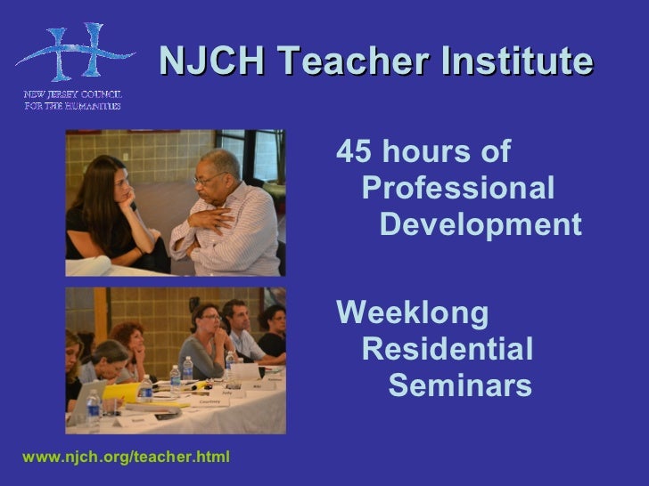 Teacher Institute Professional Development for New Jersey Educators
