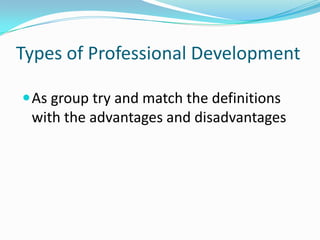Professional development | PPTX